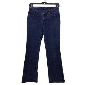 Talbots Jeans Women’s 2 P Petite Blue Curvy Straight Leg Dark Wash Denim 2P